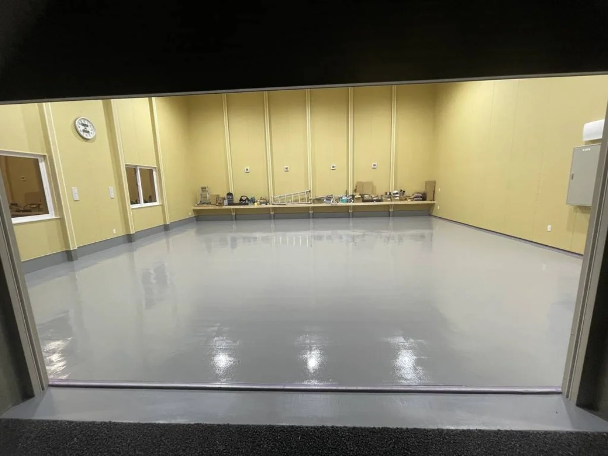作業場 床塗装